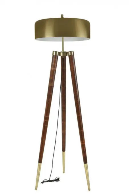 Cumpără acum Lampadar 8578-4 Auriu/Nuc