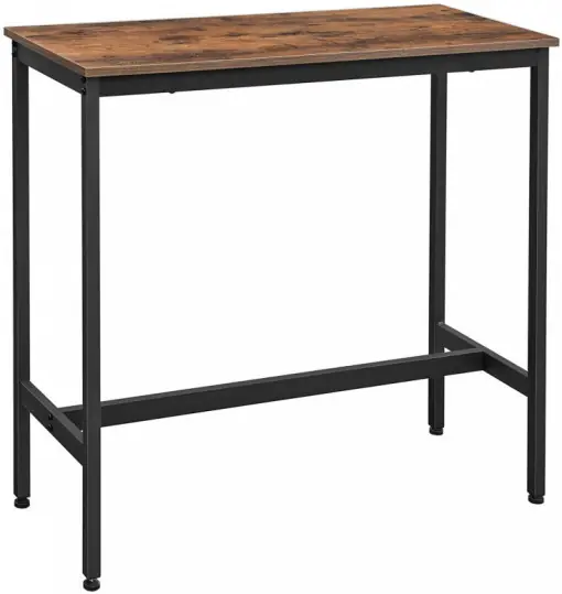 Comandă acum Masa Model Murphy, 100x40x90 cm, Maro Rustic/Negru