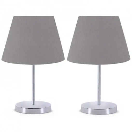 Set 2 veioze AYD - 2354 Gri Plată securizată