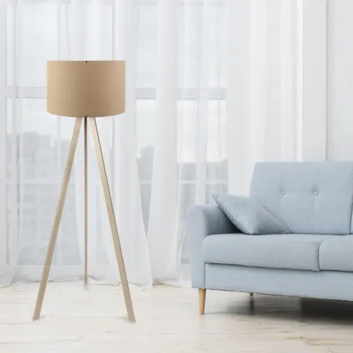Lampadar AYD-1518 Bej/Stejar Popular