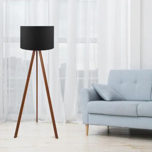 Ofertă specială Lampadar AYD-1533 Negru/Maro