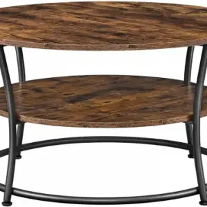 Ofertă exclusivă Masuta de Cafea Model Emely, 80x80x45 cm, Maro Rustic