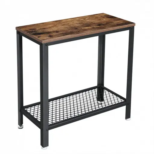 Expediere rapidă Masuta de Cafea Model Layne, 60x30x60 cm, Maro Rustic