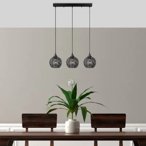 Lustra HAY-11885 Negru Livrare expres