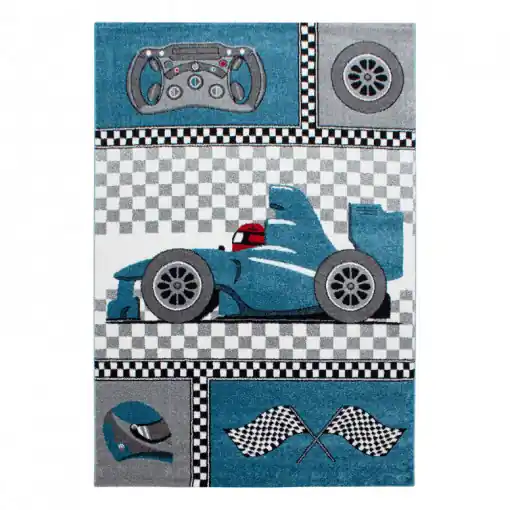 Covor Kids Albastru V1 140x200 cm Ofertă specială