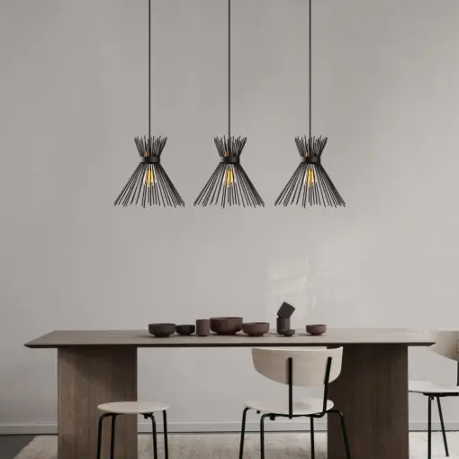 Preferatul clienților Lustra Kirpi - 3088 Negru