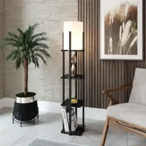 Lampadar Nora - Black Negru Retur gratuit