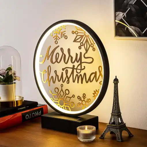 Discount Veioza XMAS5 Negru/Aramiu