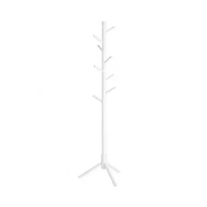 Cuier tip pom Model Clayton, Alb, 47x47x175 cm Plată sigură