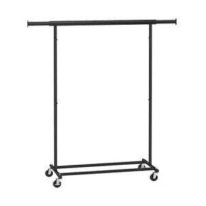 Promoție Suport pentru haine cu roti, Songmics, 90 kg, HSR13BKV1, Negru