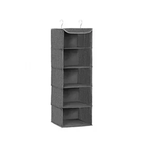 Organizator pentru garderoba, Songmics, RYCH06G, Gri Preț redus