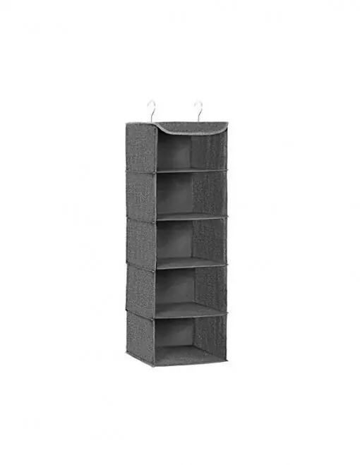 Organizator pentru garderoba, Songmics, RYCH06G, Gri Preț redus