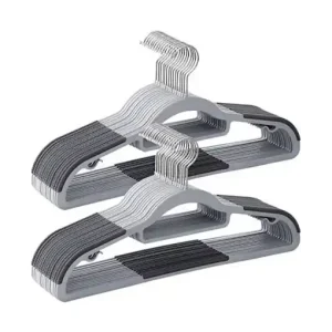 Plată securizată Set 30 umerase, Songmics, 42 cm, CRP20G30, Gri