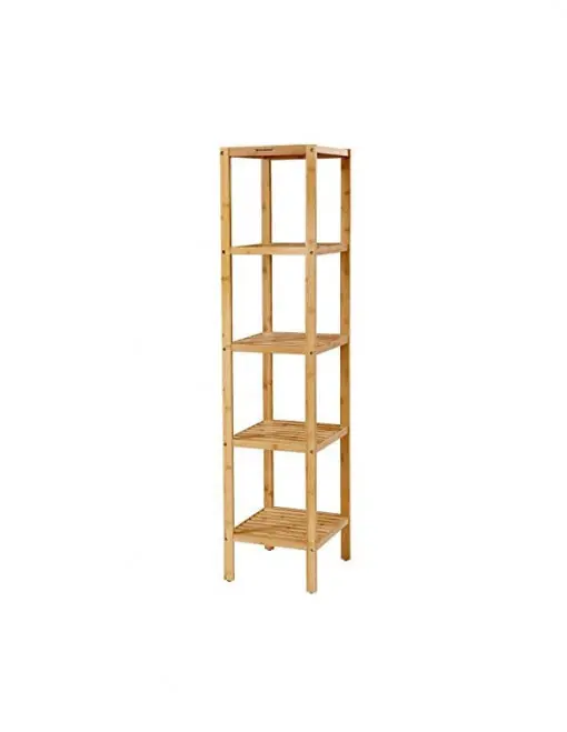 Raft de Depozitare Model Haylee, Natural, 33x33x146 cm Popular