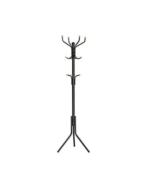 Cuier tip pom Model Wagner, Negru, 44x44x182 cm Ofertă de sezon