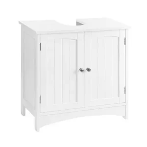 Dulap de depozitare pentru chiuveta, Vasagle, 2 usi, Alb, 60 x 30 x 60 cm Reduceri