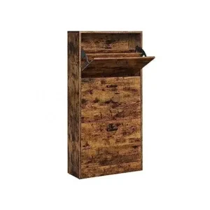 Dulap Pantofi Model Caden, Maro rustic , 60x24x120 cm Cumpără online