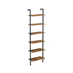 Raft de perete Model Elias, Maro rustic/Negru, 30x205x60 cm Cel mai vândut