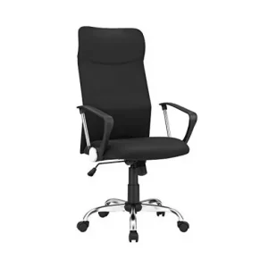 Scaun de birou, Songmics, Negru, OBN034B01, 120Kg, 79 x 50 x 12 cm Disponibil imediat