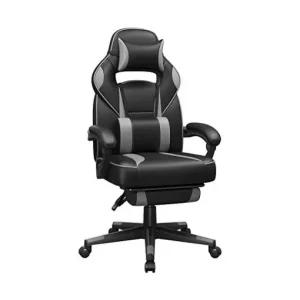 Discount Scaun de birou, Songmics, 150Kg, 135 grade, Negru / Gri, 70 x 68 x 115 cm