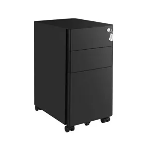 Ofertă limitată Dulap mobil cu incuietoare Model Hunter, Negru, 30x46x59 cm