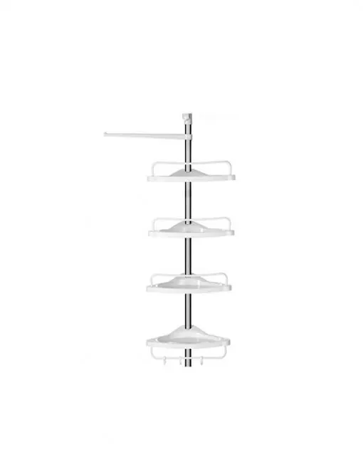 Raft de colt pentru baie, Songmics, 95-300 cm, BCB02SW Ofertă limitată