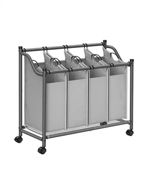Cumpără acum Cos de rufe pentru sortare, Songmics, 4 x 35 L, LSF005, Negru