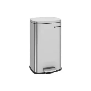 Nu rata Cos de gunoi pentru bucatarie, Songmics, 30L, Soft Close, Silver