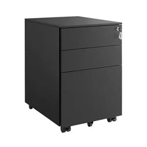 Cel mai vândut Dulap mobil cu incuietoare Model Oakleigh, Negru, 52x39x60 cm