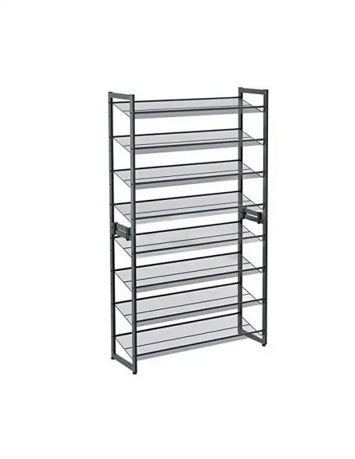 Cumpărături sigure Raft pentru pantofi Model Gunnar, Indigo, 92x30x163 cm