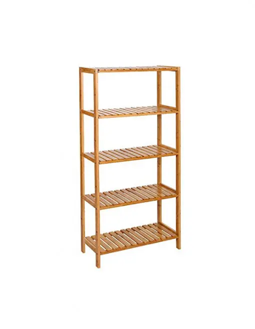 Reducere de preț Raft pentru baie, Songmics, BCB35Y, Bambus, 133 x 29 x 9 cm