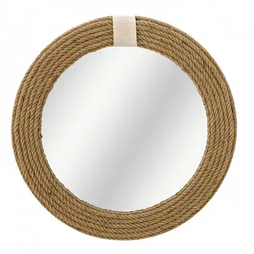 Discount Oglinda de perete Rope 20767 Natural 60x2x60cm