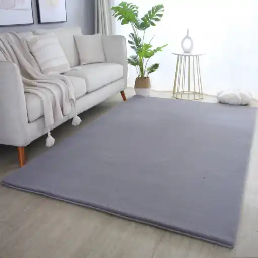 Covor Pouffy V1 Gri 200 x 290cm Comandă acum
