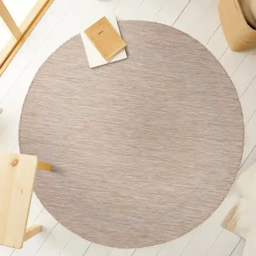 Covor Relax V1 Bej 120 x 120cm Chilipir