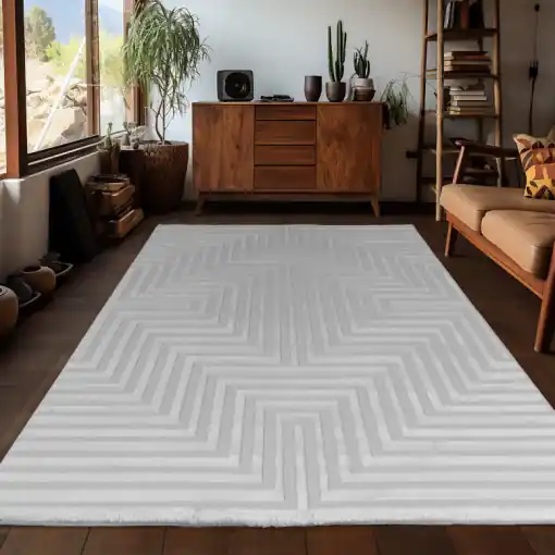 Covor Sahara V1 Argintiu 280 x 370cm Preț promoțional