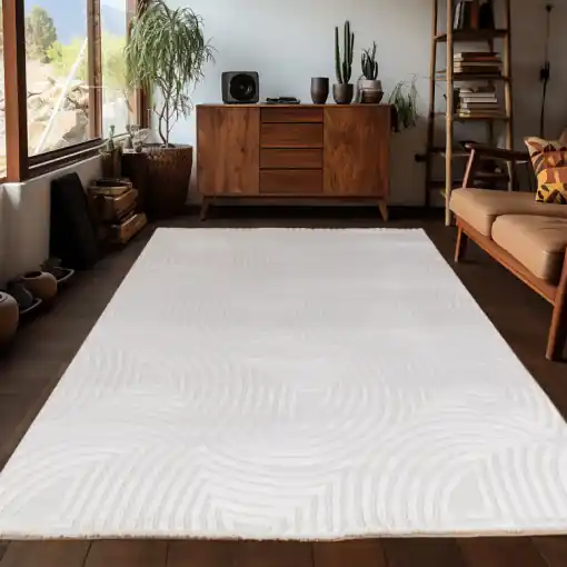 Covor Sahara V3 Crem 120 x 170cm Plată sigură