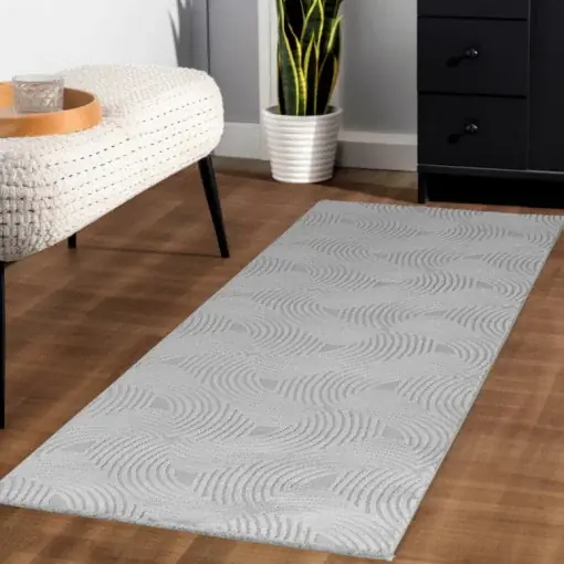 Covor Sahara V3 Argintiu 80 x 250cm Promoție