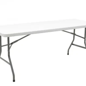 Masa de camping pliabila profesionala Aprilia - singura bucata gri deschis 183x76x74cm Preț promoțional
