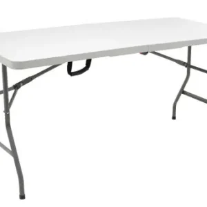 Ofertă specială Masa de camping pliabila profesionala Rodeo cadru metalic, gri deschis 183x76x74