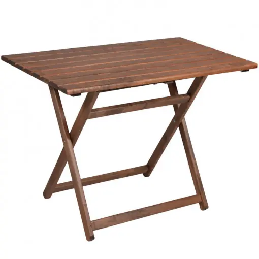 Masa exterior Retto fag culoarea nuc 80x60x72cm Ofertă