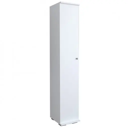 Dulap multifunctional Model Juan, Alb, 30x35x177 cm Cel mai bun preț