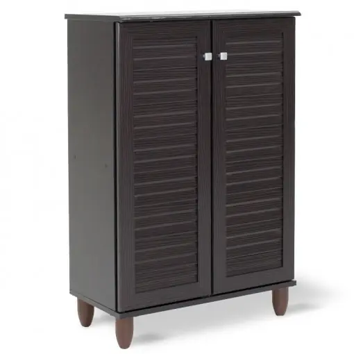 Dulap Pantofi Model Caroline II, Wenge, 60x34.5x91.5 cm Nu rata