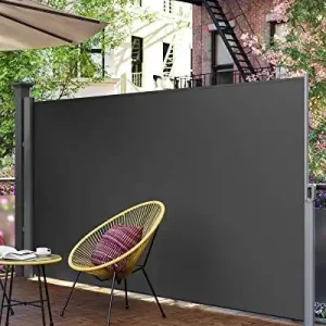Copertina solara laterala, Songmics, Gri, 180x400 cm Doar azi