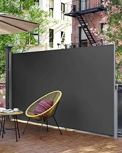 Copertina solara laterala, Songmics, Gri, 180x400 cm Doar azi