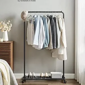 Cuier, Songmics, Negru, 90.5x40.5x158 cm Preț promoțional