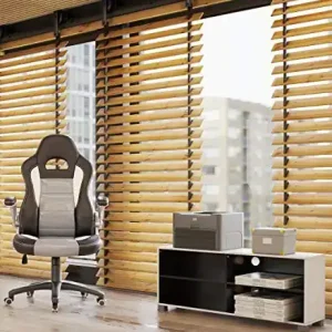 Scaun de birou, Songmics, Negru, 48x52x(90-112) cm Bestseller