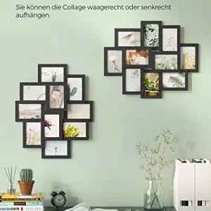 Rama foto, Songmics, Negru, 60x49.3x3.6 cm Reducere de preț