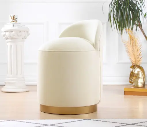 Livrare rapidă Taburet Nader Bej 50x70 cm