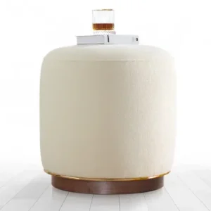 Lichidare de stoc Taburet Bilal Crem 45x47 cm