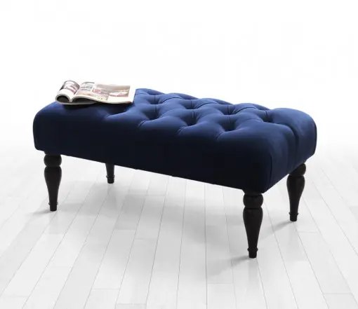 Reduceri Taburet bancuta Soltani Bleumarin 50x20 cm